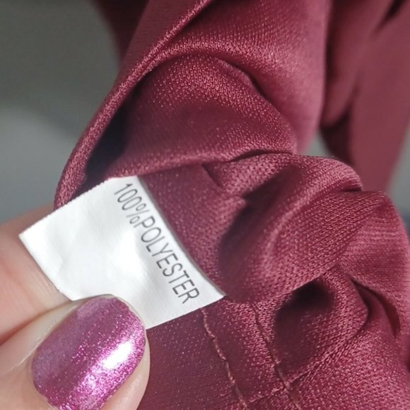 Red flowy midi dress - Picture 6 of 6